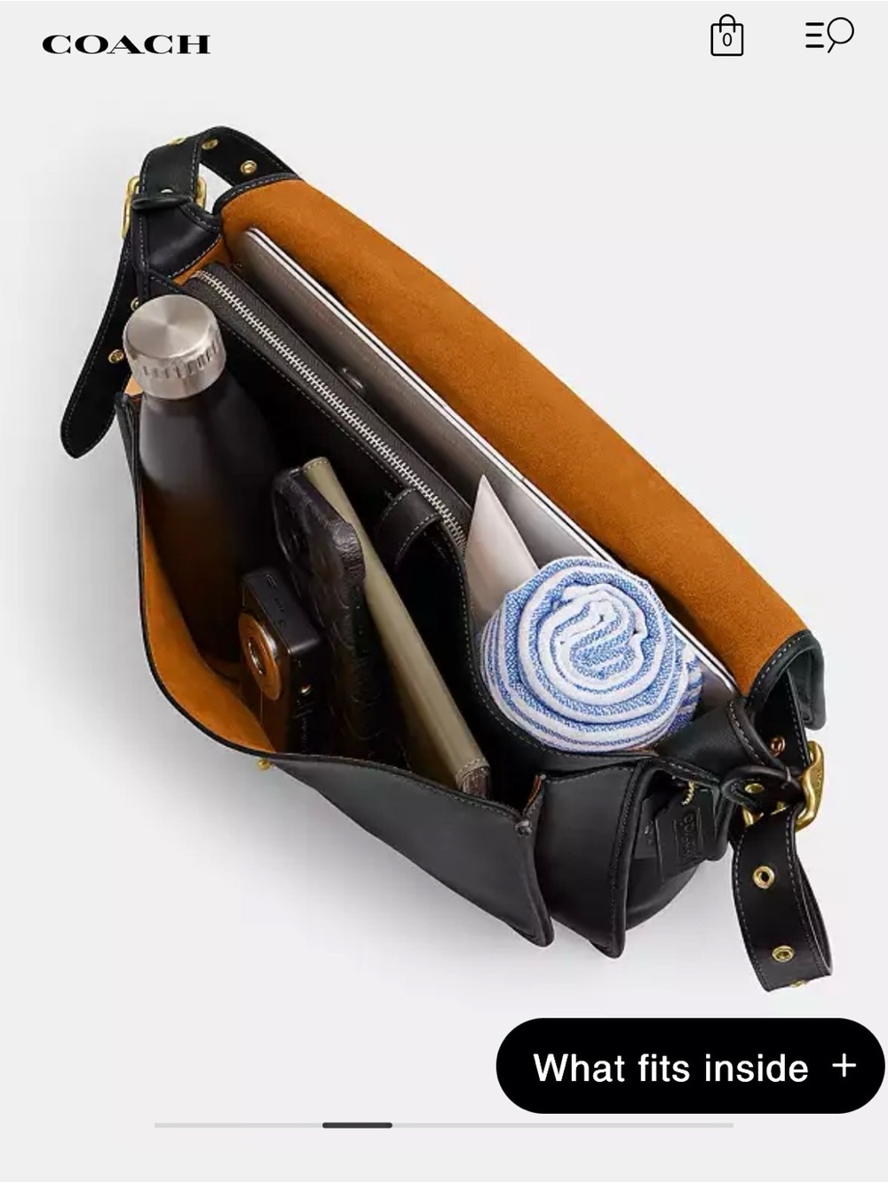 COACH METROPOLITAN MESSENGER BAG - Picture 4 of 6